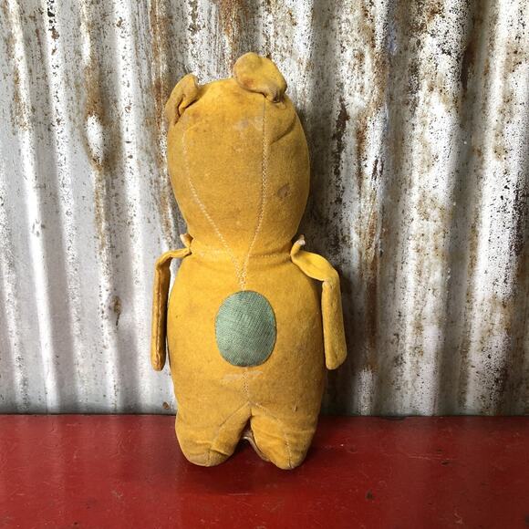 VTG 1966 Winnie The Pooh Sears Disney Wood Chip Sawdust Plush (No Shirt) AS IS - Picture 3 of 9